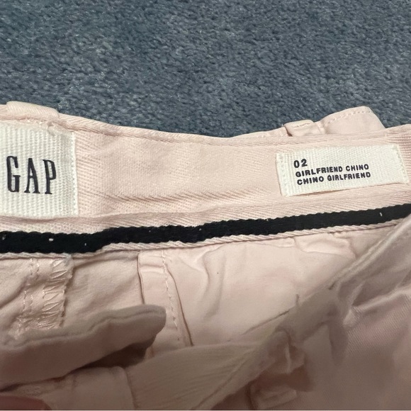 NEW GAP Light Pink Girlfriend Chino Size 2 - Picture 3 of 4